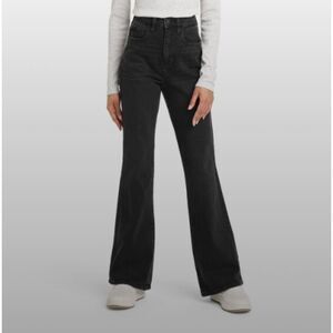 Universal Thread Flare Jeans 16 Women's Black Wash High Rise Denim Pockets